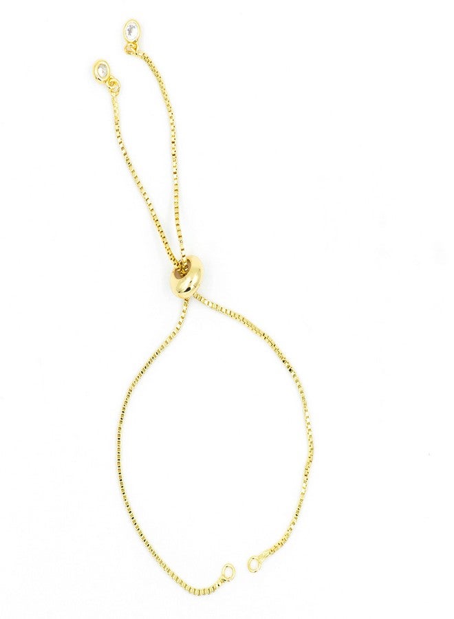 SATRA TRADERS | Size : 04 Inch 02pcs Diamond Bracelet Adjustable Slider Chain